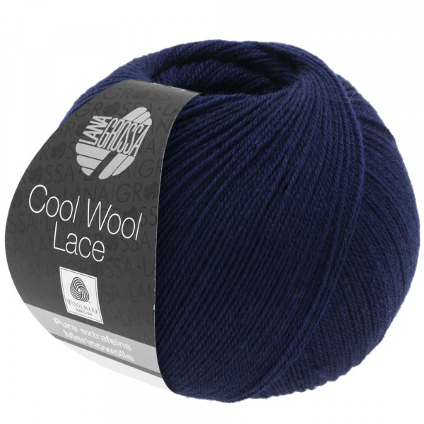 Lana Grossa Cool Wool Lace 023 Nachtblau 50g