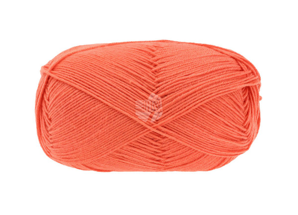 Lana Grossa Meilenweit 100 Merino Extrafein Uni 2424 Lachs 100g