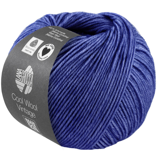 Lana Grossa Cool Wool Vintage 7390 Kornblume 50g