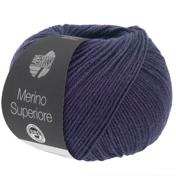 Lana Grossa Merino Superiore 046 Grauviolett