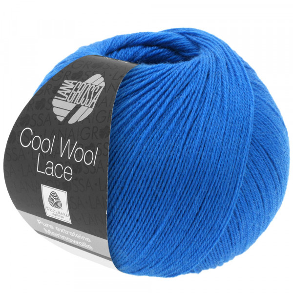 Lana Grossa Cool Wool Lace 003 Blau 50g