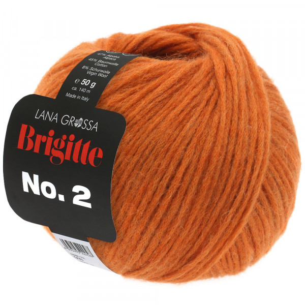 Lana Grossa Brigitte No.2 032 Zimtorange 50g