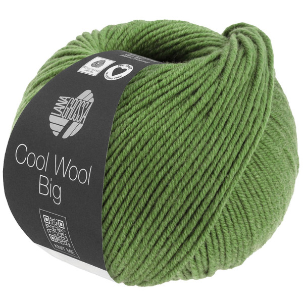 Lana Grossa Cool Wool Big Mélange 1634 Grün meliert 50g