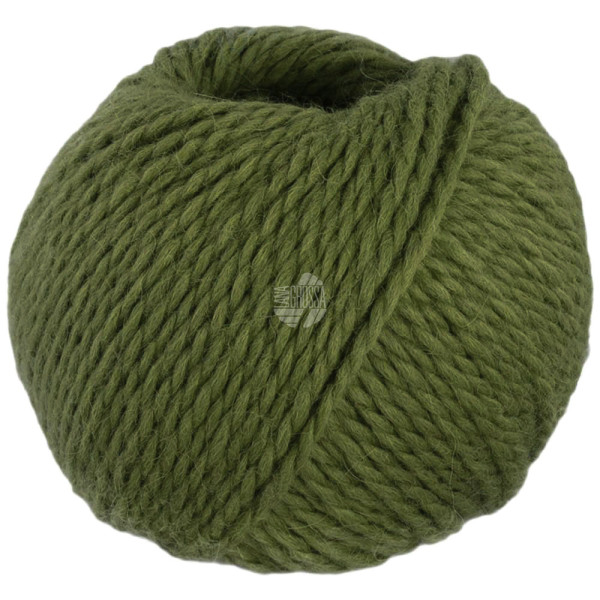 Lana Grossa Natural Lama Chunky 019 Olivgrün50g
