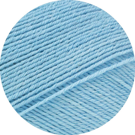 Lana Grossa Meilenweit 100 Cotone Vegano 005 Himmelblau 100g