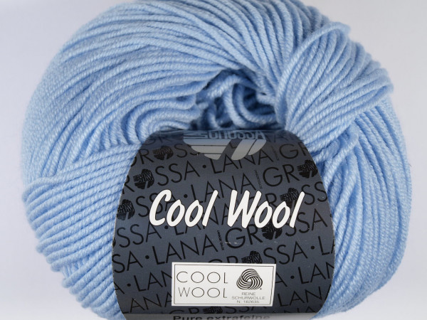 Lana Grossa Cool Wool 2000 430 Himmelblau 50g