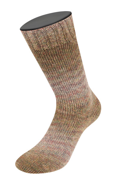 Lana Grossa Meilenweit Merino Extrafine Shades 7223 Braun/Oliv/Hellbeige/Rost/Lila 100g
