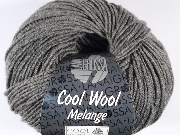 Lana Grossa Cool Wool 2000 - Dunkelgrau meliert 