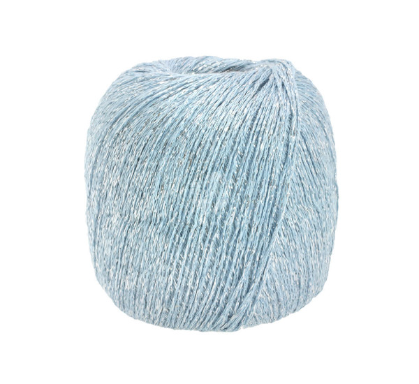 Lana Grossa Brillino Hellblau/Silber 