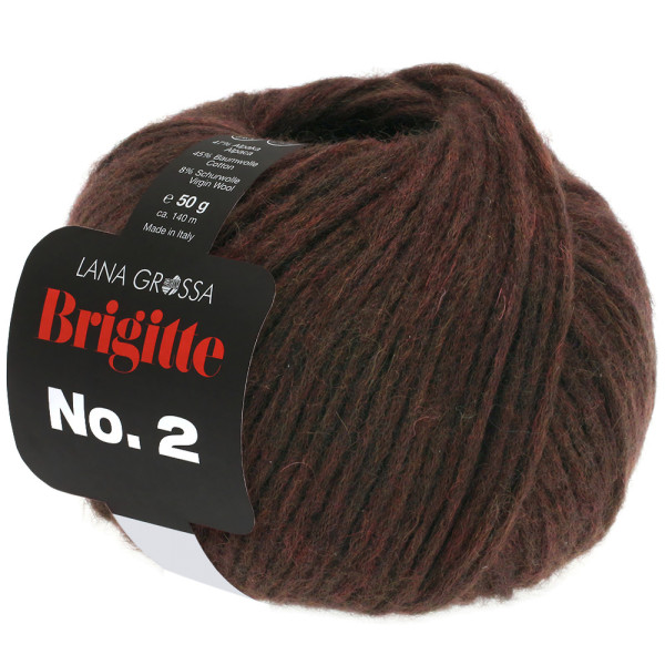 Lana Grossa Brigitte No.2 044 Mokka 50g