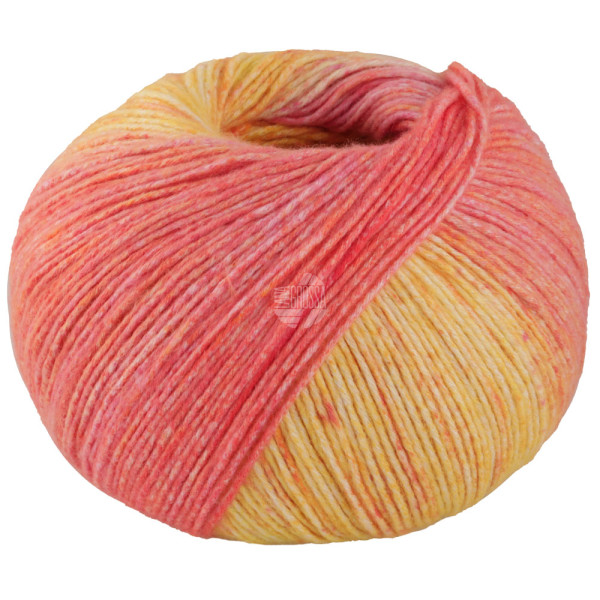 Lana Grossa Gomitolo Mambo 2031 Orange/Lachsrosa/Pink/Hell-/Sonnengelb