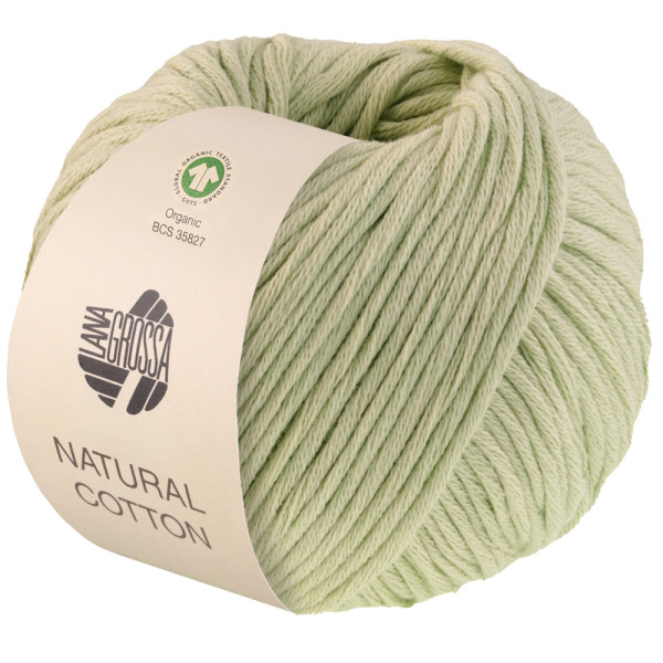 Lana Grossa Natural Cotton Gots 001 Blassgrün