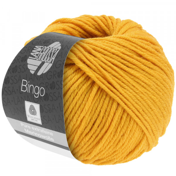 Lana Grossa Bingo 729 Dottergelb 50g