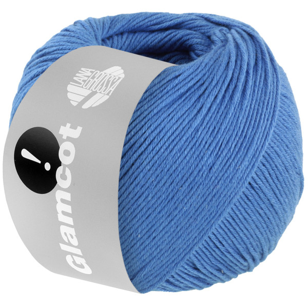 Lana Grossa Glamcot 010 Blau 50g