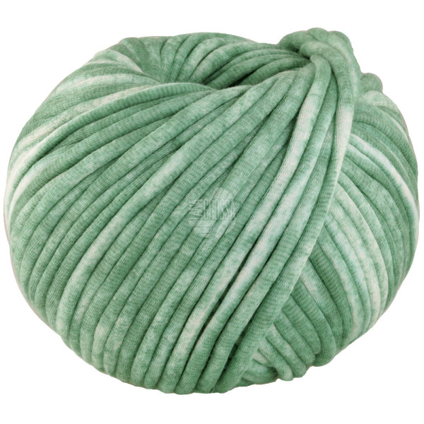 Lana Grossa Gelato Vintage 108 Oleandergrün/Weiß 100g