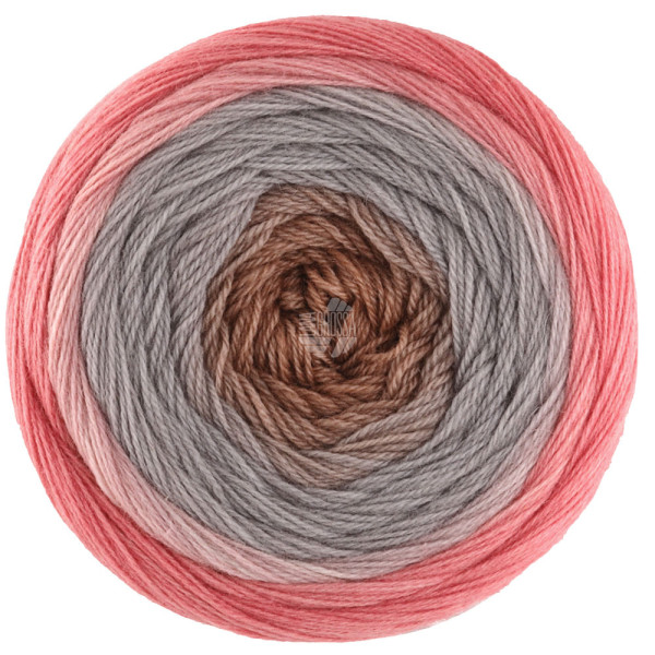 Merino Lace Aquarell 005 | Erikarot/Taupe/Nougat