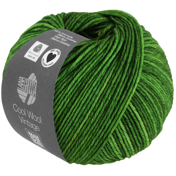 Lana Grossa Cool Wool Vintage 7374 Grün 50g