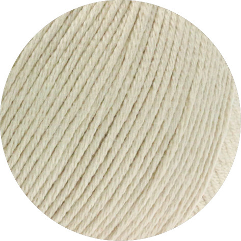 Lana Grossa Soft Cotton 002 Natur 50g