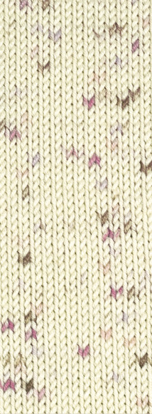 Lana Grossa Cool Wool Baby Print Punto 353 Beige/Pink/Hellbraun 50g