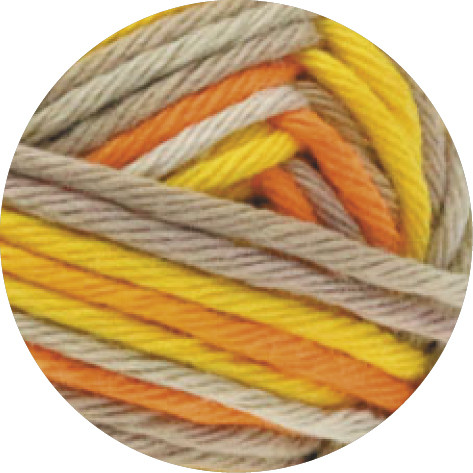 Lana Grossa Star Print 335 Sand/Gelb/Orange