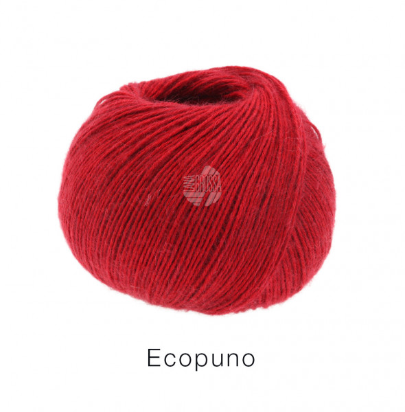 Lana Grossa Ecopuno 047 Kirschrot 50g