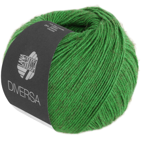 Lana Grossa Diversa 019 Grasgrün 50g