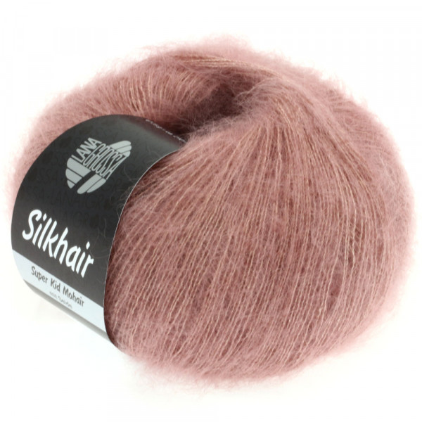 Lana Grossa Silkhair 074 Rosenholz 25g