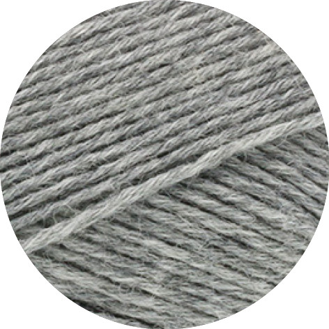 Lana Grossa Meilenweit 8-fach 150 Melange 9615 Grau 150g