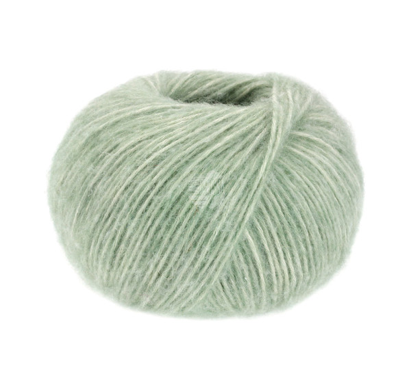 Lana Grossa Natural Alpaca Pelo 014 Mint meliert 50g