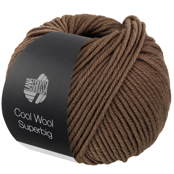 Lana Grossa Cool Wool Superbig 042 Graubraun 50g