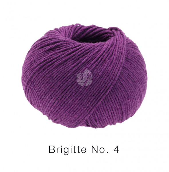 Lana Grossa Brigitte No.4 024 Rotviolett 50g