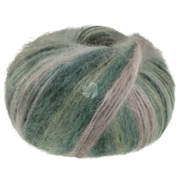 Lana Grossa Superkid Seta 113 Hellgrau/Grau-/Lind-/Dunkel-/Tannengrün25g