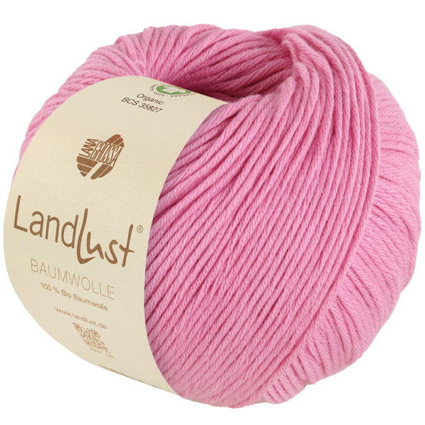 Lana Grossa Landlust Baumwolle Gots 021 Pink 50g