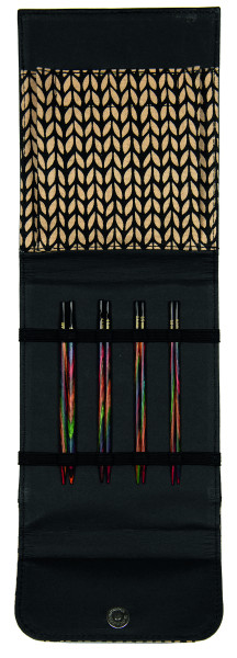Lana Grossa Vario Stricknadel-Set Design-Holz klein Braun