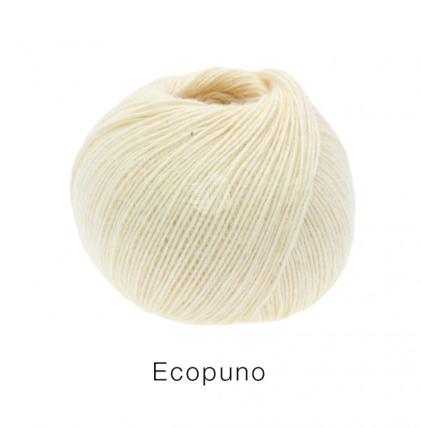 Lana Grossa Ecopuno 046 Ecru 50g