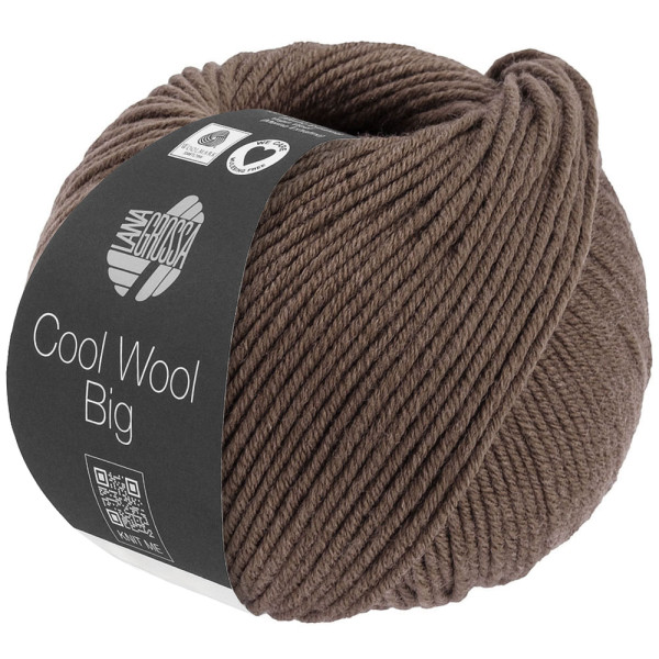 Lana Grossa Cool Wool Big Mélange 1635 Braun meliert 50g
