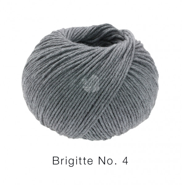 Lana Grossa Brigitte No.4 019 Dunkelgrau 50g