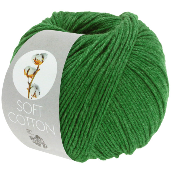 Lana Grossa Soft Cotton 051 Jadegrün 50g