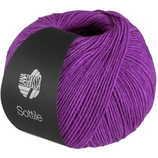 Lana Grossa Sottile 020 Fuchsienlila 50g