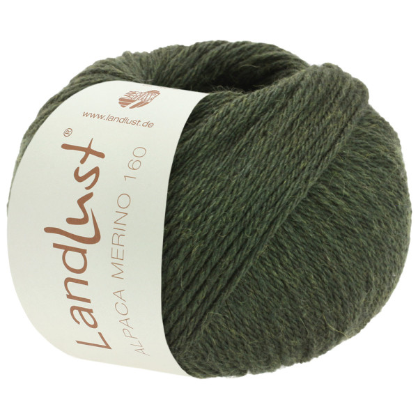 Lana Grossa Landlust Alpaka Merino 160 423 Moosgrün 