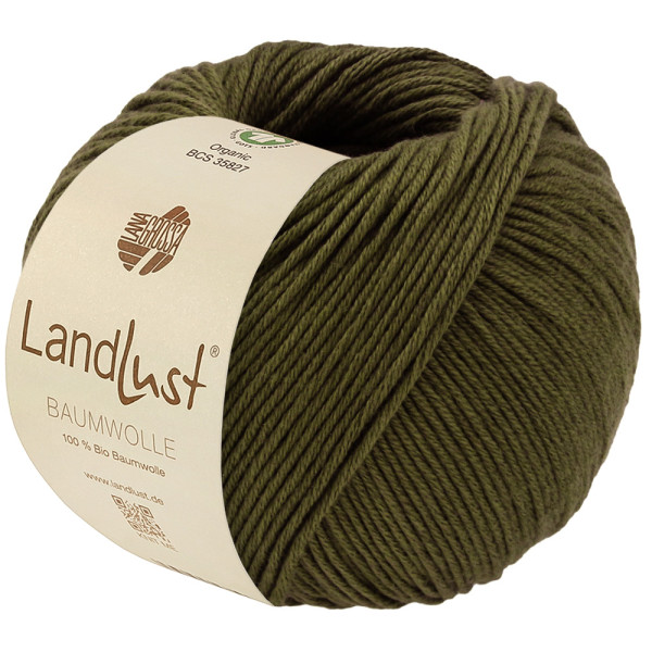 Lana Grossa Landlust Baumwolle 032 Moosgrün 50g