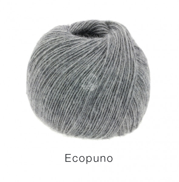 Lana Grossa Ecopuno 056 Grau 50g