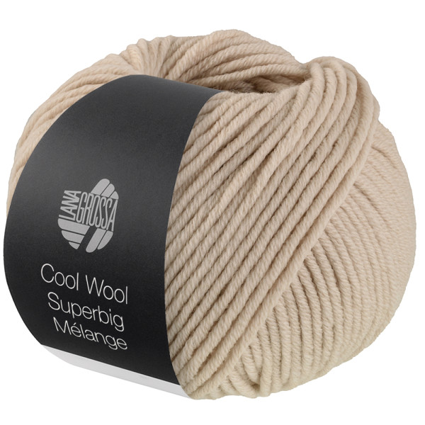 Lana Grossa Cool Wool Superbig Mélange 214 Beige meliert 50g