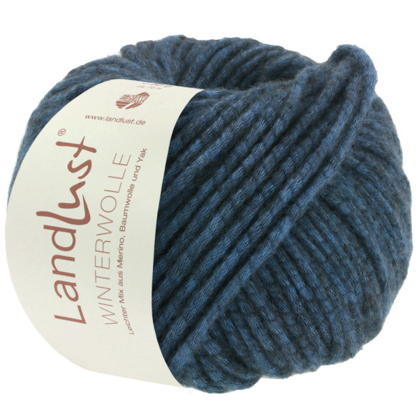 Lana Grossa Landlust Winterwolle 026 Dunkelblau meliert 50g