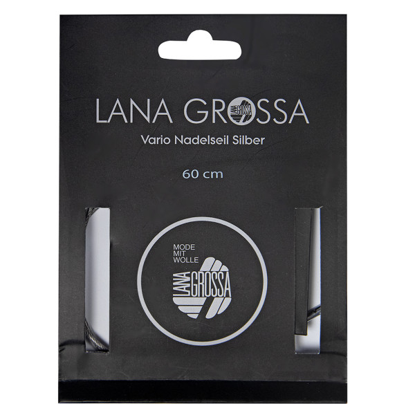 Lana Grossa Nadelseil Edelstahl drehbar 120cm