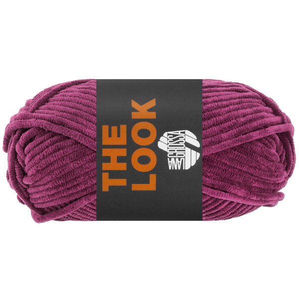 Lana Grossa The Look 031 Dunkelfuchsia 100g