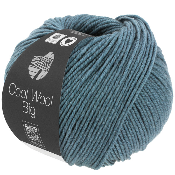 Lana Grossa Cool Wool Big Melange 1633 Taubenblau meliert 50g