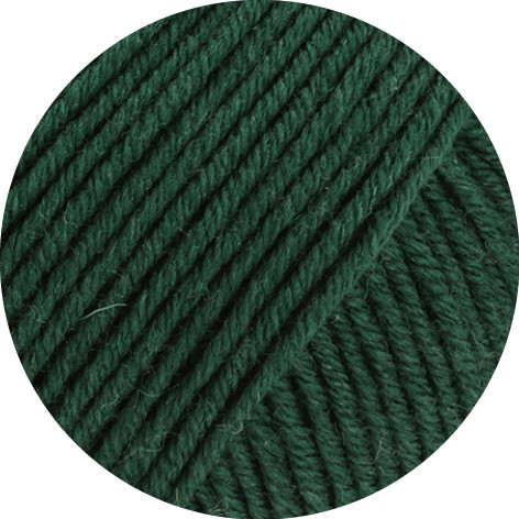 Lana Grossa Cool Wool Big Melange 1625 Dunkelgrün meliert 50g