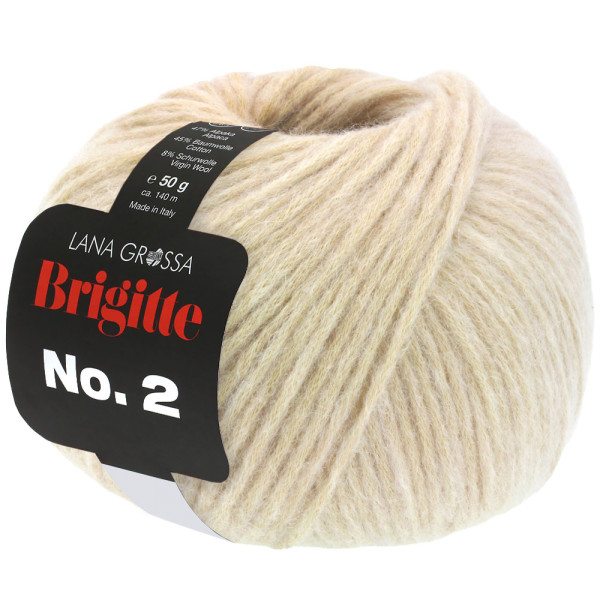 Lana Grossa Brigitte No.2 047 Hellbeige 50g