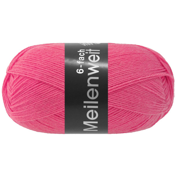 Lana Grossa Meilenweit 6-Fach 150 Unito 9679 Nelkenrosa 150g